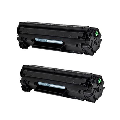 Compatible HP 83A (CF283A) Toner Cartridge, Black 1.5K Yield, 2 Cartridge Value Pack 1