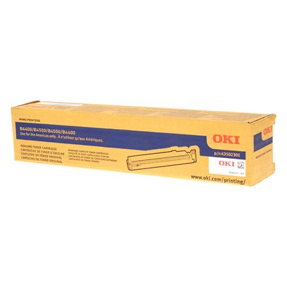 OEM Okidata  (43502301) Toner Cartridge, Black 3K Yield 1