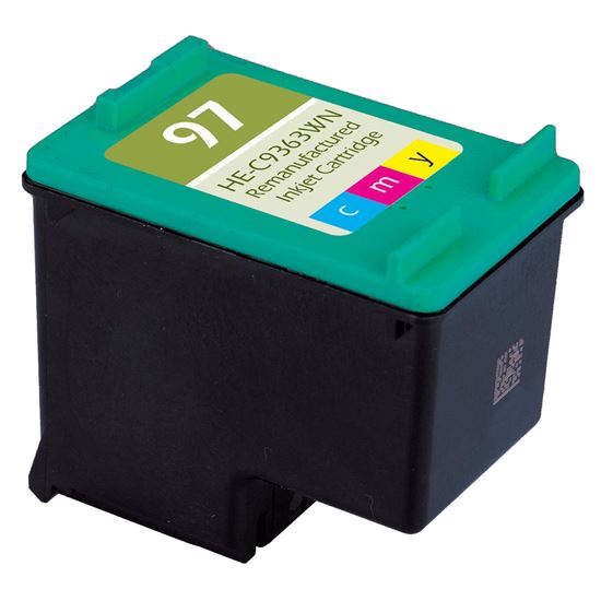 Remanufactured HP 97 (C9363WN) InkJet Cartridge, Tri-Color 560 Yield 1