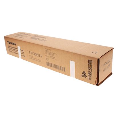 OEM Toshiba T-FC425U-Y (TFC425UY) Toner Cartridge, Yellow 38K Yield 1