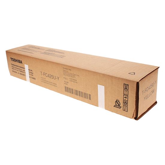 OEM Toshiba T-FC425U-Y (TFC425UY) Toner Cartridge, Yellow 38K Yield 1