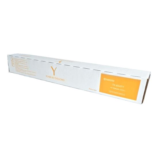 OEM Kyocera Mita TK-8347Y (1T02L7AUS0) Toner Cartridge, Yellow 12K Yield 1