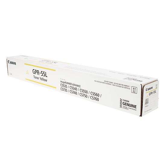 OEM Canon GPR-55L (0487C003) Toner Cartridge, Yellow 26K Yield 1