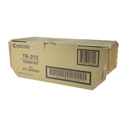 OEM Kyocera Mita TK-312 (1T02F80US0) Toner Cartridge, Black 12K Yield 1
