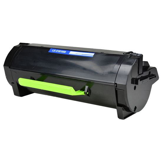 Compatible Lexmark 511 (51B1000) Toner Cartridge, Black 2.5K Yield 1