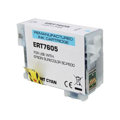 Remanufactured Epson 760 (T760520) Wide Format, Light Cyan 25.9ml Yield 1