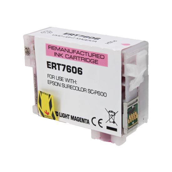 Remanufactured Epson 760 (T760620) Wide Format, Light Manageta 25.9ml Yield 1