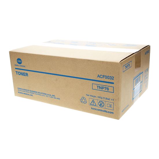 OEM Konica Minolta TNP76 (ACF0032) Toner Cartridge, Black 12K Yield 1