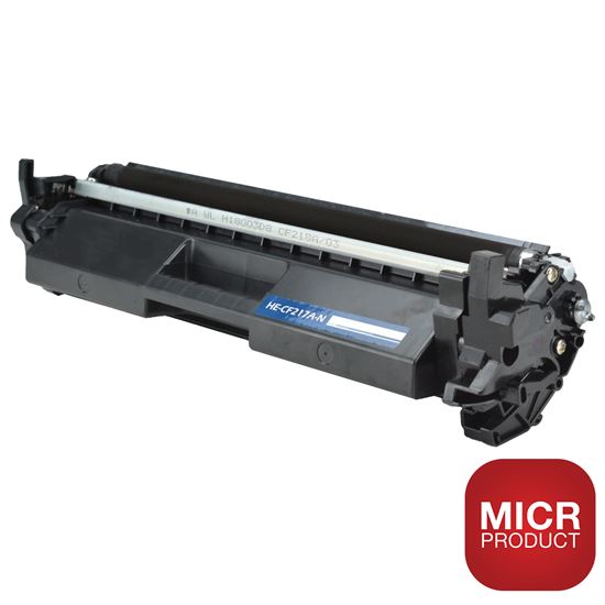 Compatible HP 17A (CF217A) MICR Toner Cartridge, Black 1.6K Yield 1