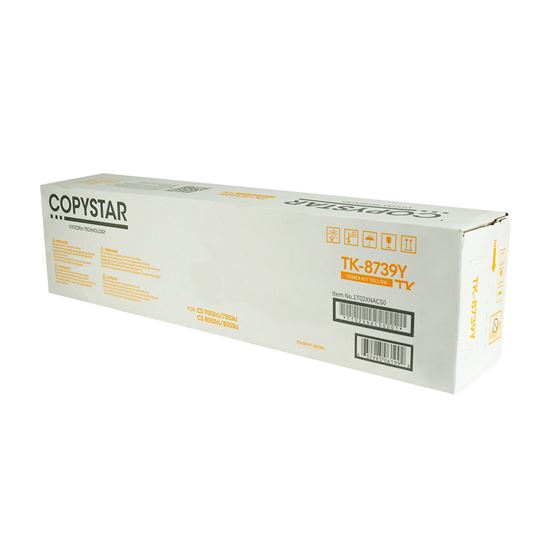 OEM Copystar TK-8739Y (1T02XNACS0) Toner Cartridge, Yellow 40K Yield 1