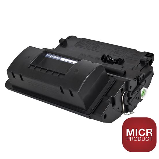 Compatible HP 90X (CE390X) MICR Toner Cartridge, Black 24K High Yield 1