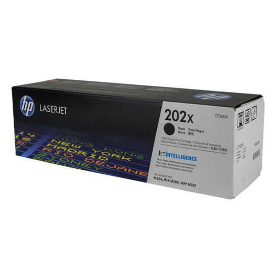 OEM HP 202X (CF500X) Toner Cartridge, Black 3.2K High Yield 1