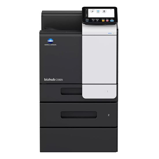 OEM Konica Minolta bizhub C3301i (AAJT017) Printer, 35 ppm Color, Print, Full Yield Toner, K=13K Yield, CMY=9K Yield 1