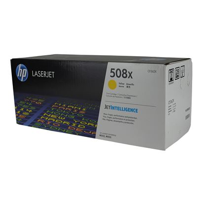 OEM HP 508X (CF362X) Toner Cartridge, Yellow 9.5K High Yield 1