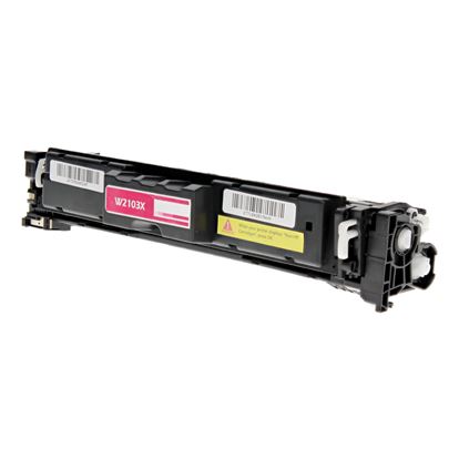 Compatible HP 210X (W2103X) Toner Cartridge, Magenta 5.5K High Yield, (New Chip), Will not work with E series 1