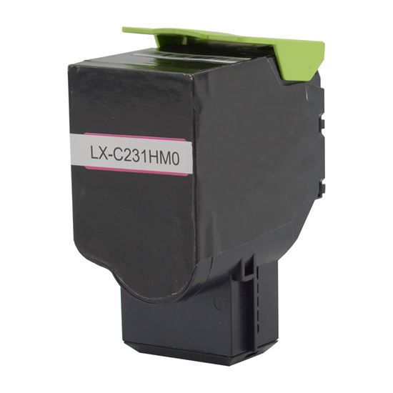 Remanufactured Lexmark C231HM0 Toner Cartridge, Magenta 2.3K High Yield 1