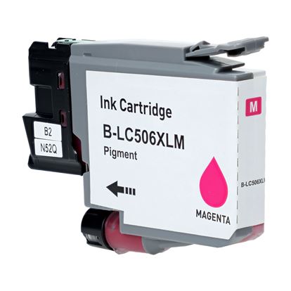 Compatible Brother LC506XLM Inkjet Cartridge, Magenta 1500 High Yield 1