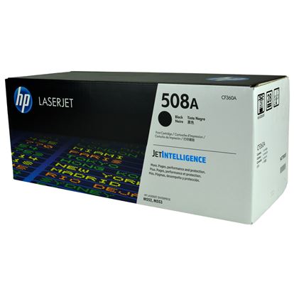 OEM HP 508A (CF360A) Toner Cartridge, Black 6K Yield 1