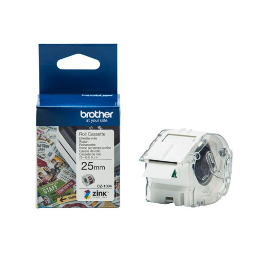 Brother (CZ-1004) Full Colour Continuous Label Roll (25mm x 5m Long) 1