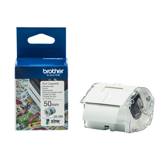 Brother (CZ-1005) Full Colour Continuous Label Roll (50mm x 5m Long) 1