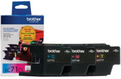 Brother C/M/Y Ink Cartridge Combo Pack (Includes 1 Each of OEM# LC71C LC71M LC71Y) (3 x 300 Yield) 1