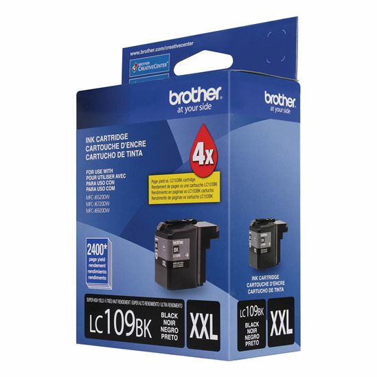 Brother Genuine LC109BK Super High Yield Black Cartridge (2400 Yield) 1