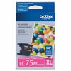 Brother Genuine LC75M High-Yield Magenta Ink Cartridge (600 Yield) 1