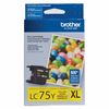 Brother Genuine LC75Y High-Yield Yellow Ink Cartridge (600 Yield) 1