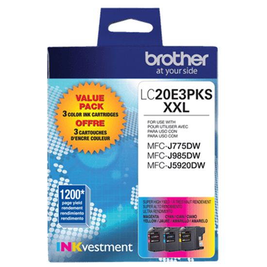 3 Pack - 1 ea. Cyan Magenta Yellow 1