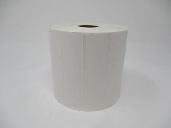 Brother TT Prem Paper Label (use Wax or Wax/Resin Ribbon) (4" x 1") (5" OD) (1" Core) (2300 Labels/Roll) (4 Rolls/Case) 1