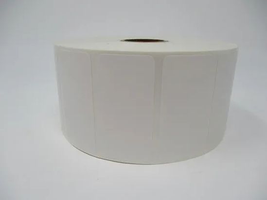 Brother TT Syn (Polyester) Label (use Wax/Resin or Resin Ribbon) (2" x 1") (5" OD) (1" Core) (2725 Labels/Roll) (4 Rolls/Case) 1