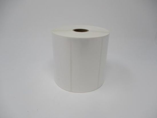 Brother TT Syn (Polyester) Label (use Wax/Resin or Resin Ribbon) (4" x 2") (5" OD) (1" Core) (1440 Labels/Roll) (4 Rolls/Case) 1