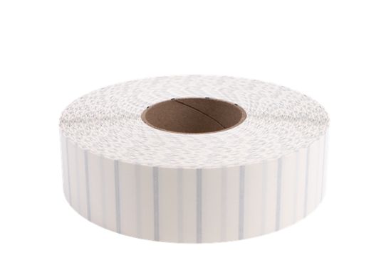Brother Synthetic (Polyester) Clear Label (use Wax/Resin or Resin Ribbon) (2" x 1") (8" OD) (3" Core) (6215 Labels/Roll) (4 Rolls/Case) 1
