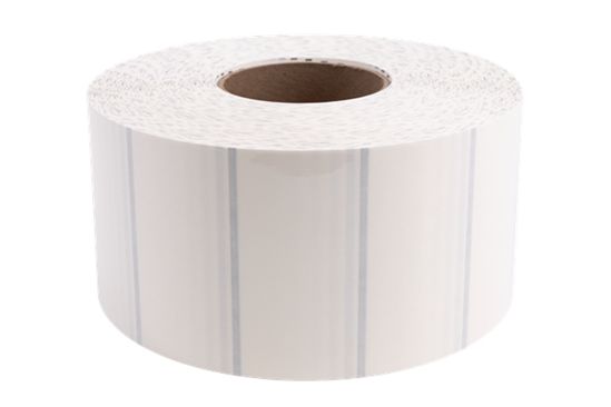 Brother Synthetic (Polyester) Clear Label (use Wax/Resin or Resin Ribbon) (4" x 2") (8" OD/) (3" Core) (3290 Labels/Roll) (4 Rolls/Case) 1