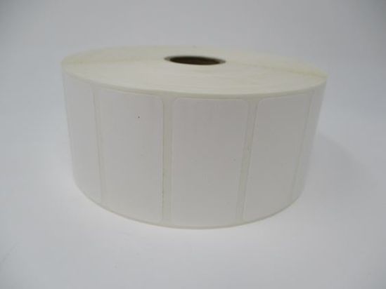 Brother TT Syn (Polypropylene) Label (use Wax or Wax/Resin Ribbon) (2" x 1" ) (5" OD) (1" Core) (2750 Labels/Roll) (4 Rolls/Case) 1