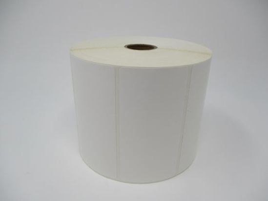Brother TT Syn (Polypropylene) Label (use Wax or Wax/Resin Ribbon) (4" x 2") (5" OD) (1" Core) (1455 Labels/Roll) (4 Rolls/Case) 1