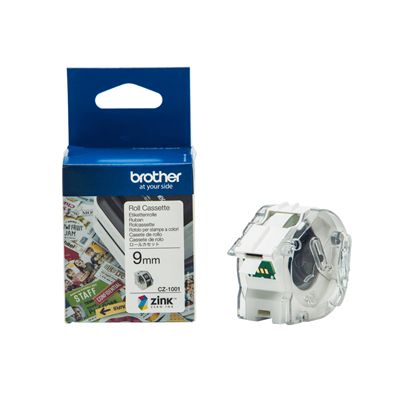 Brother (CZ-1001) Full Colour Continuous Label Roll (9mm x 5m Long) 1