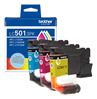 Brother 3-Pack Cyan Magenta Yellow Ink Cartridges (200 Yield Each) 1