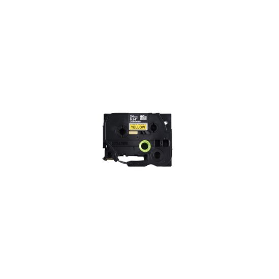 Brother Black Ink on Yellow Label (0.94" x 26.2') (5 Pack) 1