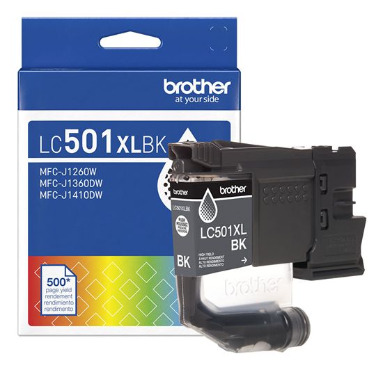 Brother High Yield Black Ink Cartridge (500 Yield) 1