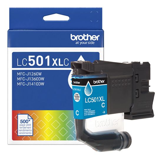 Brother High Yield Cyan Ink Cartridge (500 Yield) 1