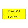 Brother Polyester Flag Black Ink on Yellow Label (0.82" x 1.7") (0.41" x 1.7") (Folded) (72 Labels) 1
