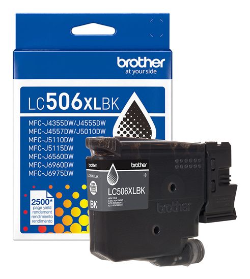 Brother High Yield Black Ink Cartridge (2500 Yield) 1