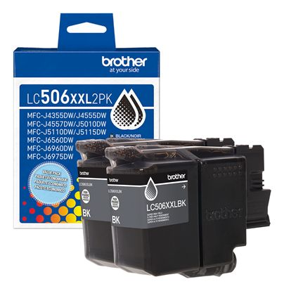 Brother Twin Pack Super High Yield Black Ink Cartridges (5000 yield Each) 1