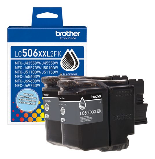 Brother Twin Pack Super High Yield Black Ink Cartridges (5000 yield Each) 1