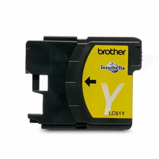 Brother Genuine LC61Y Yellow Ink Cartridge (325 Yield) 1