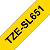 Brother Printable Height Black Ink on Yellow Self-Laminating Label (0.94" x 26.2') (0.37") 1