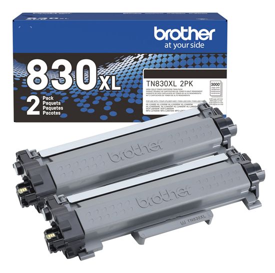 Brother High Yield Black Toner Cartridge 2-Pack (3000 Yield) 1