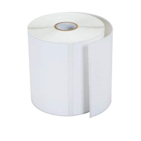 Brother Premium Die-Cut Label (3" x 4" W/Sensor Mark) (2.5" OD) (1" ID) (Gap) (165 Labels/Roll) (12 Roll Case) 1
