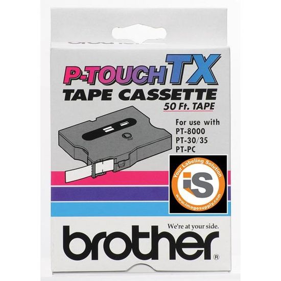 Brother 12mm (0.47") Blue on Clear 1